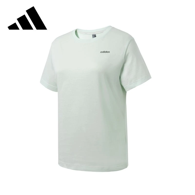 【门店同款】adidas阿迪达斯女夏季纯棉短袖圆领休闲百搭T恤JI5088