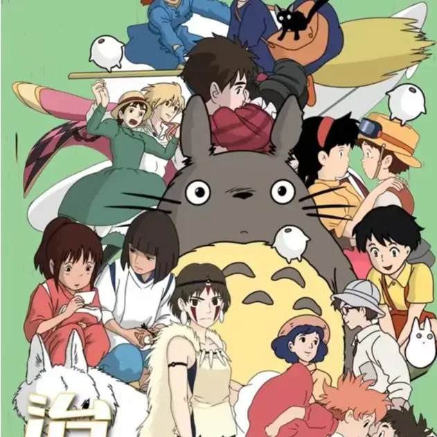 【强取宫崎骏】吧唧收藏系列徽章动画人物ip48—75mm吧唧