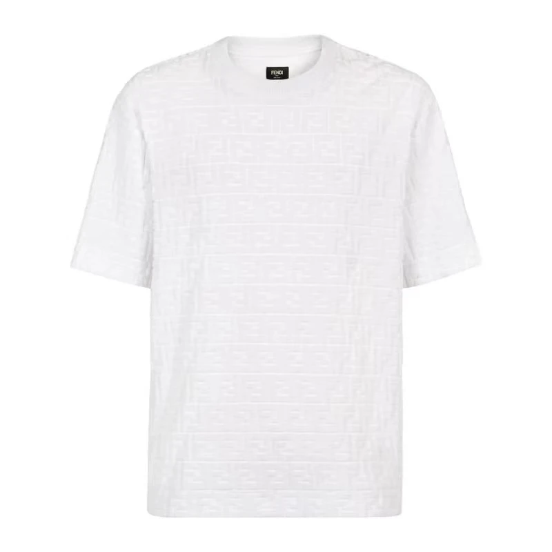 全新未使用 FENDI/芬迪 fendi男款白色短袖上衣