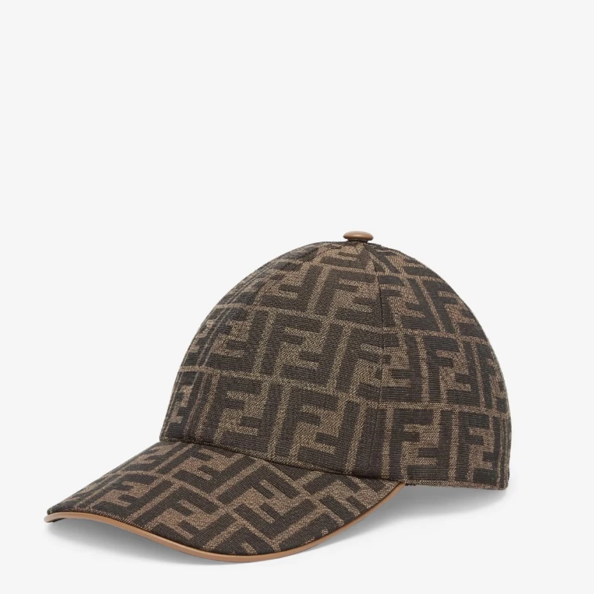 全新未使用 FENDI/芬迪 fendi 双F提花棒球帽