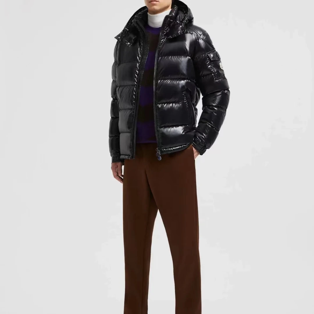 未使用 MONCLER Moncler 男士短款羽绒maya黑色0/1/2/3/4/6