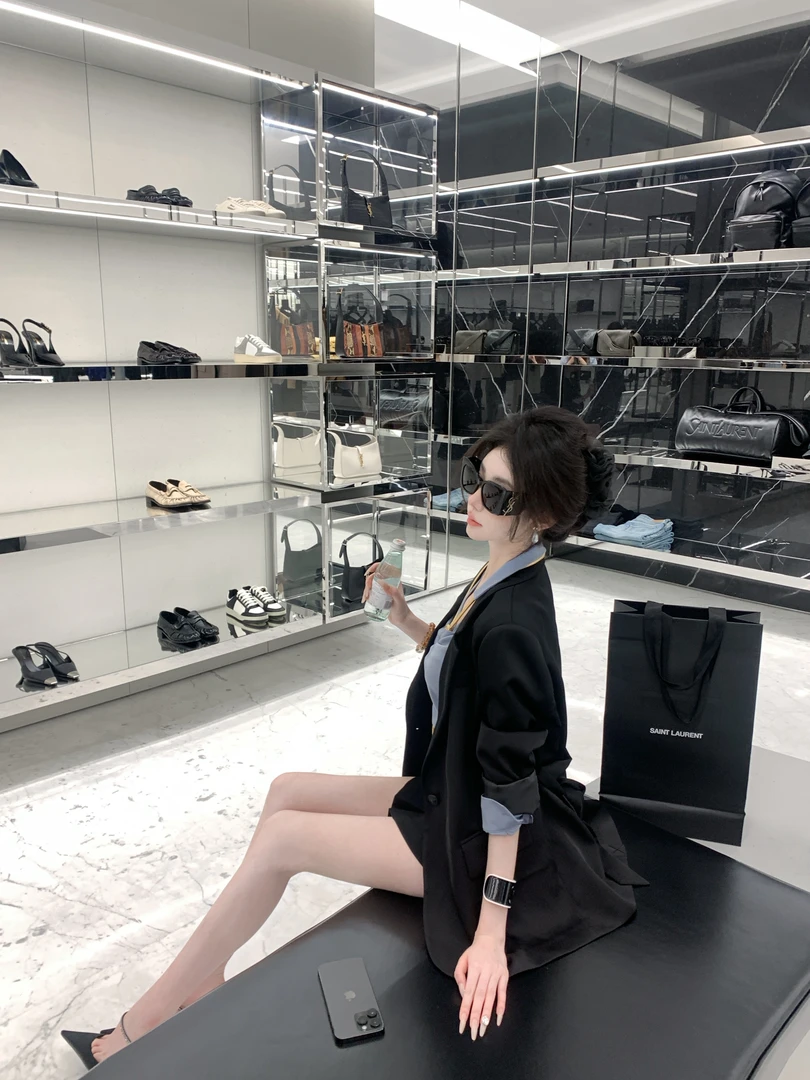 【雅乔定制】高阶公式 黑色缎面西装外套DYLL-24086442