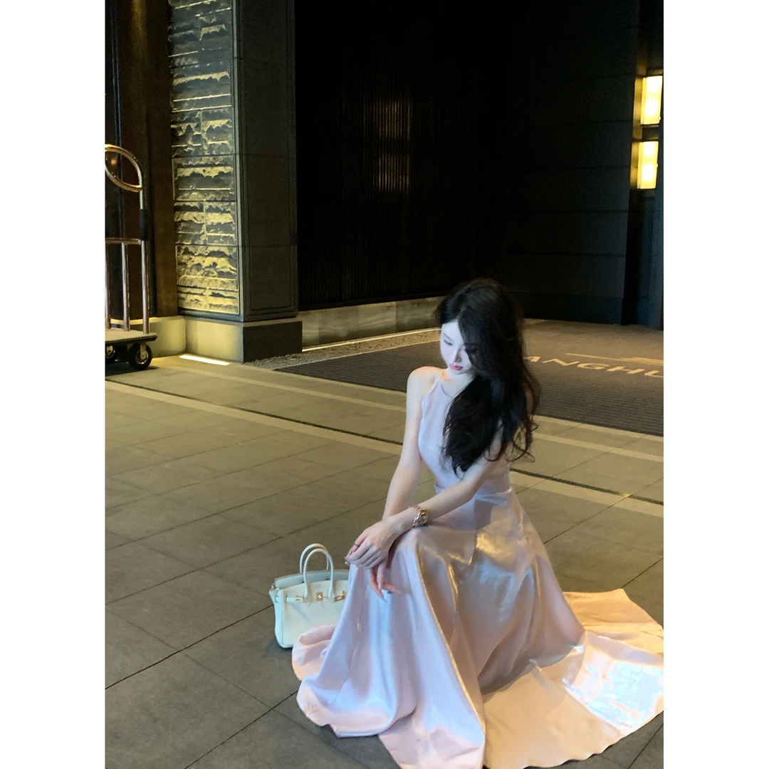 【雅乔定制】粉漾 水光大摆公主裙法式轻奢连衣裙DYLL-24046291