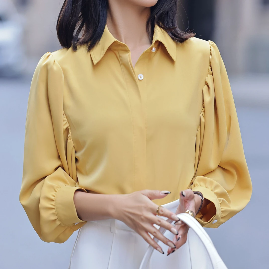 【编号 500-599 专拍】衬衫时尚新款气质洋气百搭小众设计感