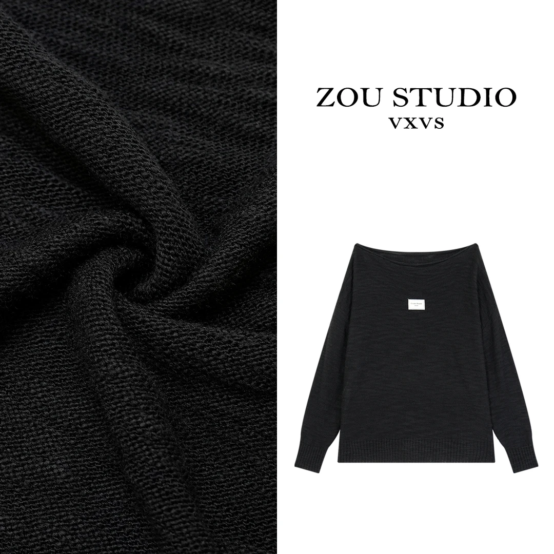 ZOU STUDIO VXVS 慵懒周末 告织高密慵懒感毛衣3878