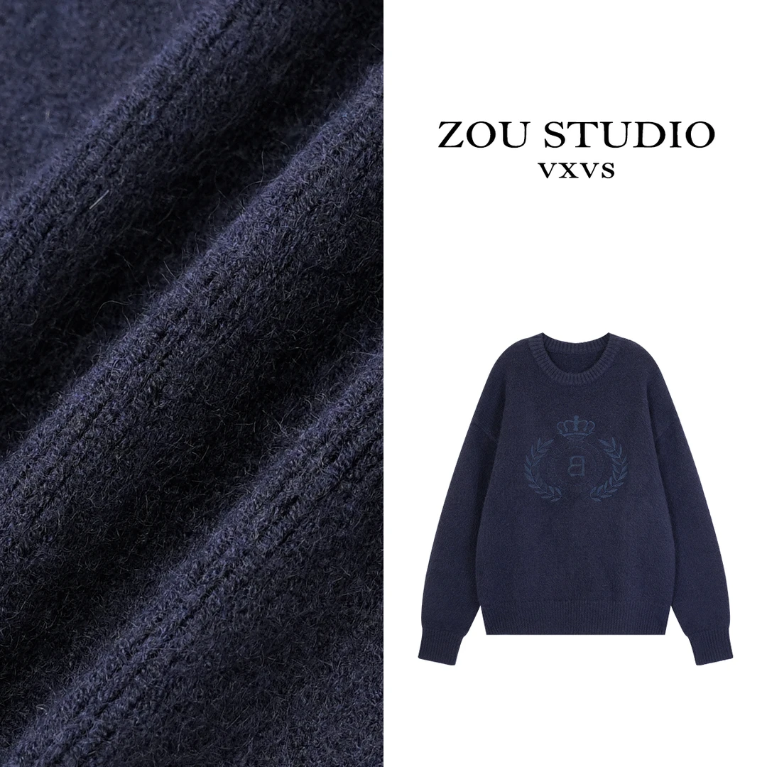 ZOU STUDIO VXVS 曼彻斯特 新款百搭针织毛衣590