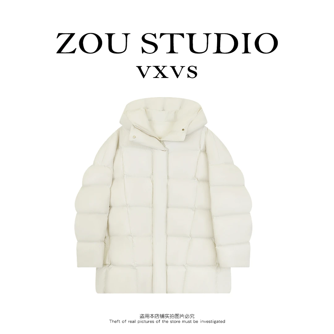 ZOU STUDIO VXVS  雪国暖冬 新款百搭潮流304克充绒羽绒服60535
