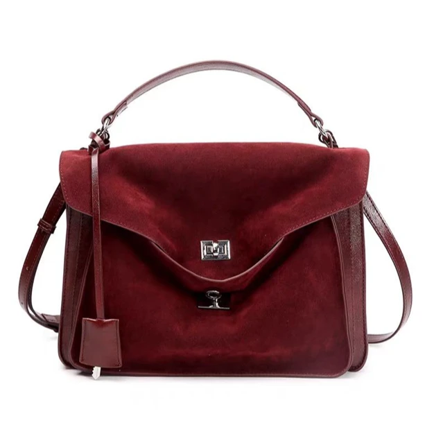 Follow US手提款经典小方包旅行包女士手提包QAXab小众单肩简约