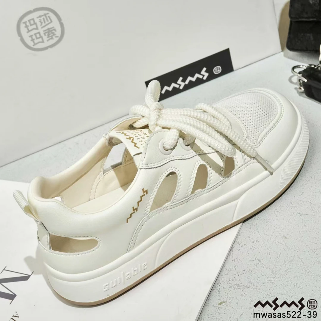 【玛莎玛索】522-39女款新款夏季时尚百搭夏季平底时尚款包头