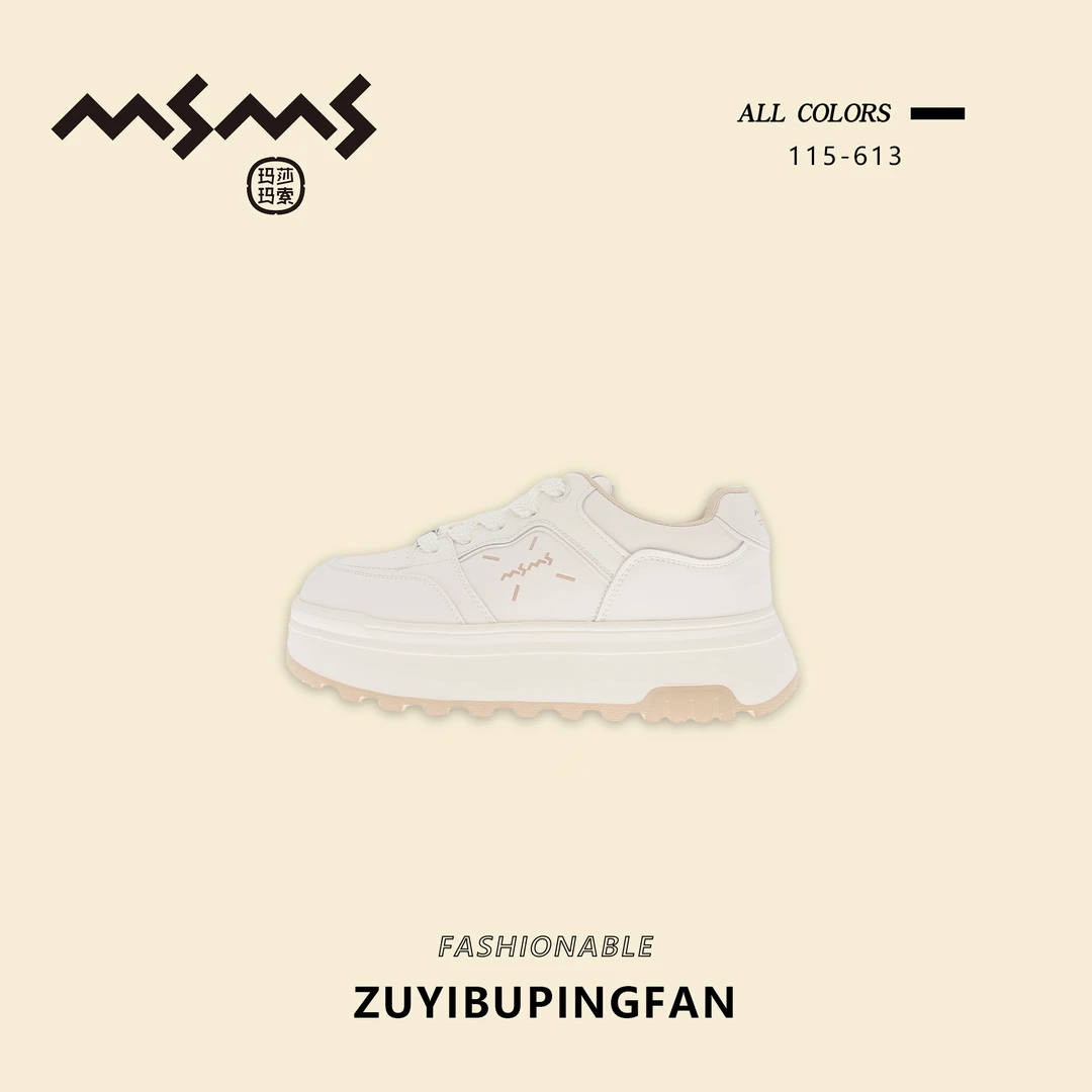 【玛莎玛索】115-613女鞋时尚百搭春秋季小众厚底鞋