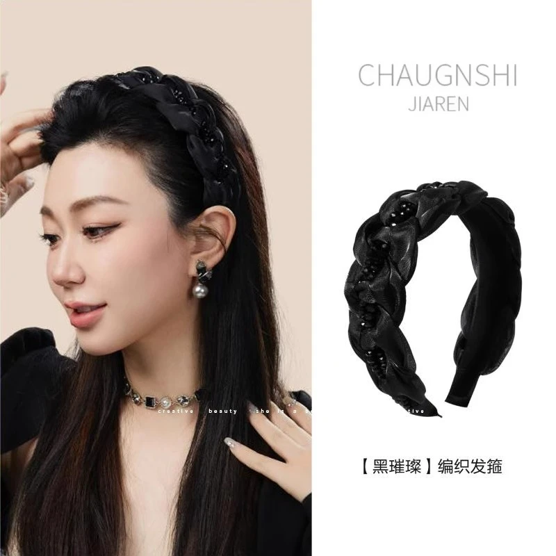 优雅永不过时】大波浪发箍轻奢时尚手工头箍温柔女精致感发饰FG187