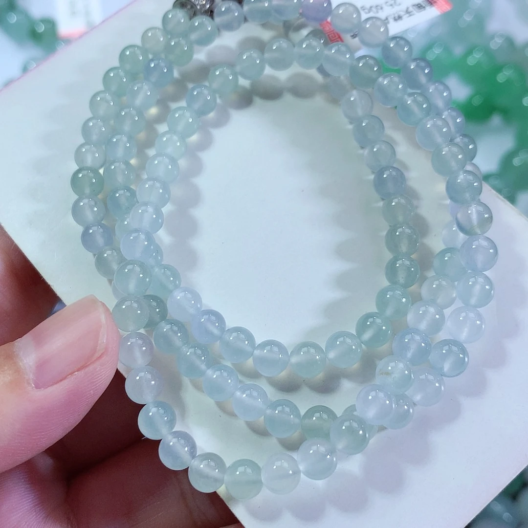 翡翠手链未镶嵌卡5.2