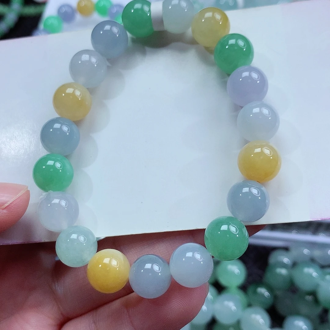 翡翠手链未镶嵌卡10