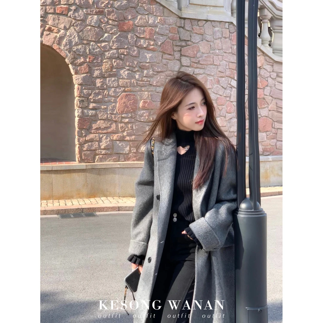 【反季内购福利】【简爱】 爱心高弹微高领打底针织衫M4932P