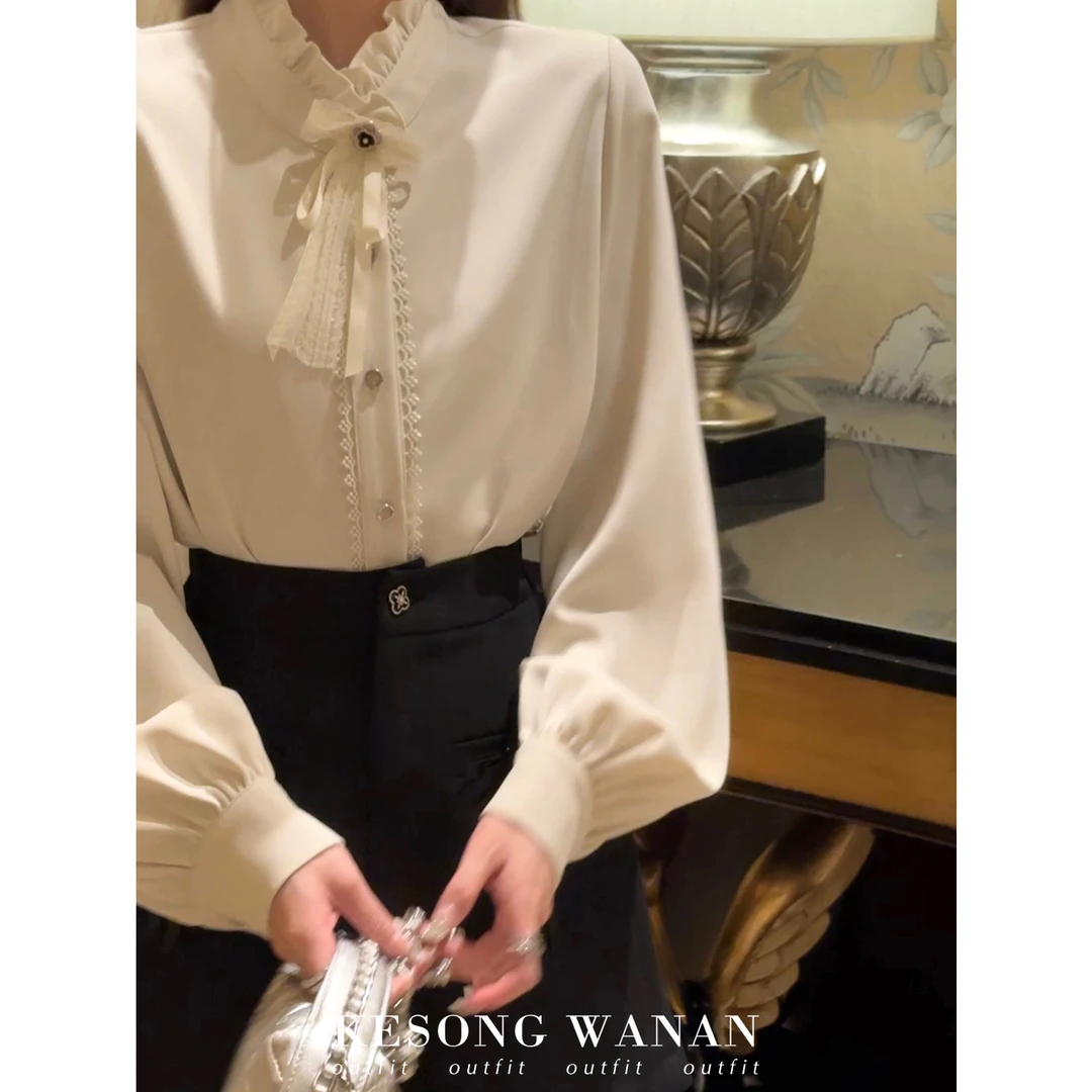 【反季内购福利】【miu系千金】清甜优雅温柔风衬衫  过渡款 S4278P