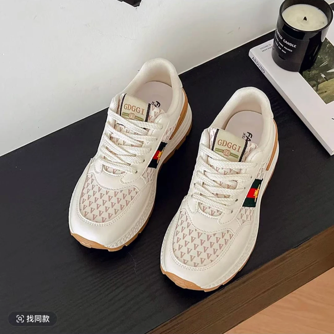 2024新款小香风厚底时尚休闲鞋