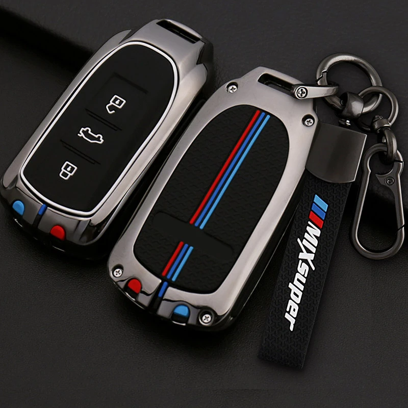 100-东风风神奕炫钥匙套2022款EV/MAX/GS汽车包扣AX7金属保护壳男