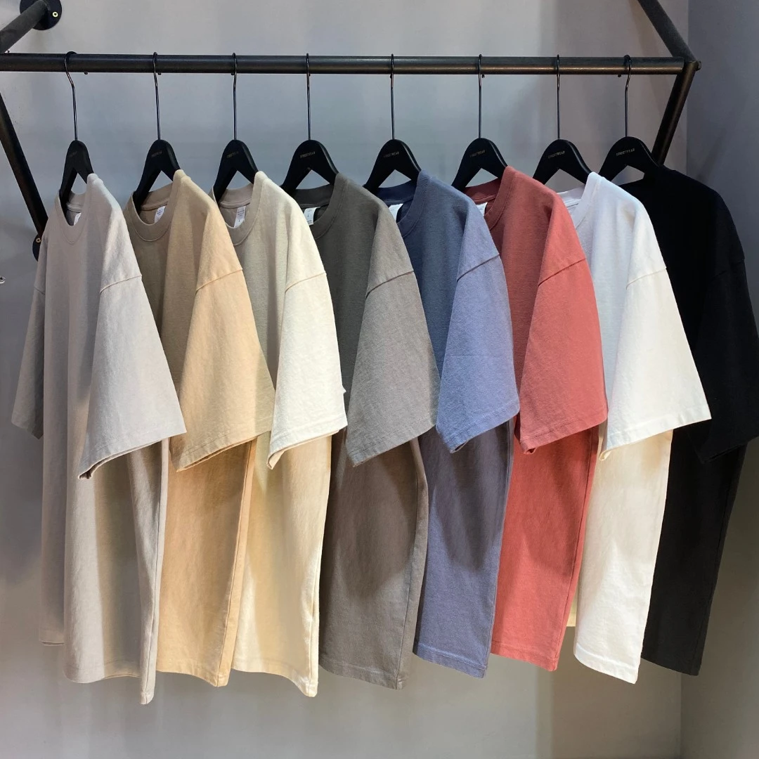 潮牌高品质重磅310G洗水短袖T恤宽松 8806