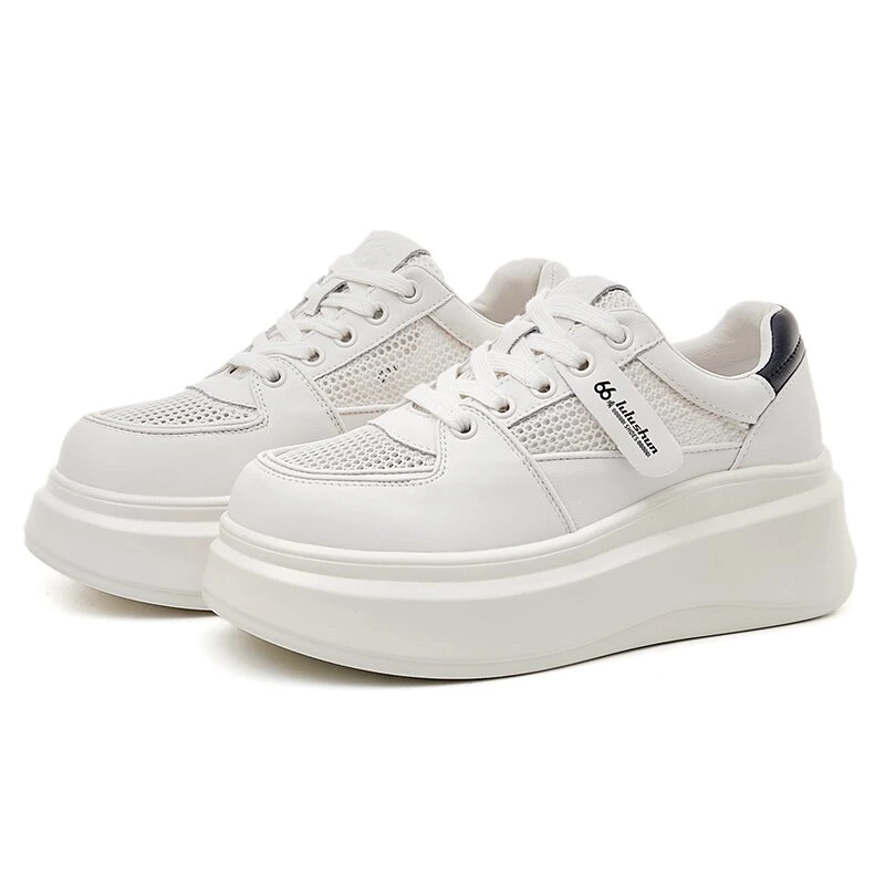 8211时尚女士鞋真皮韩版休百搭女气质运动休闲 夏季鞋子厚底厚底