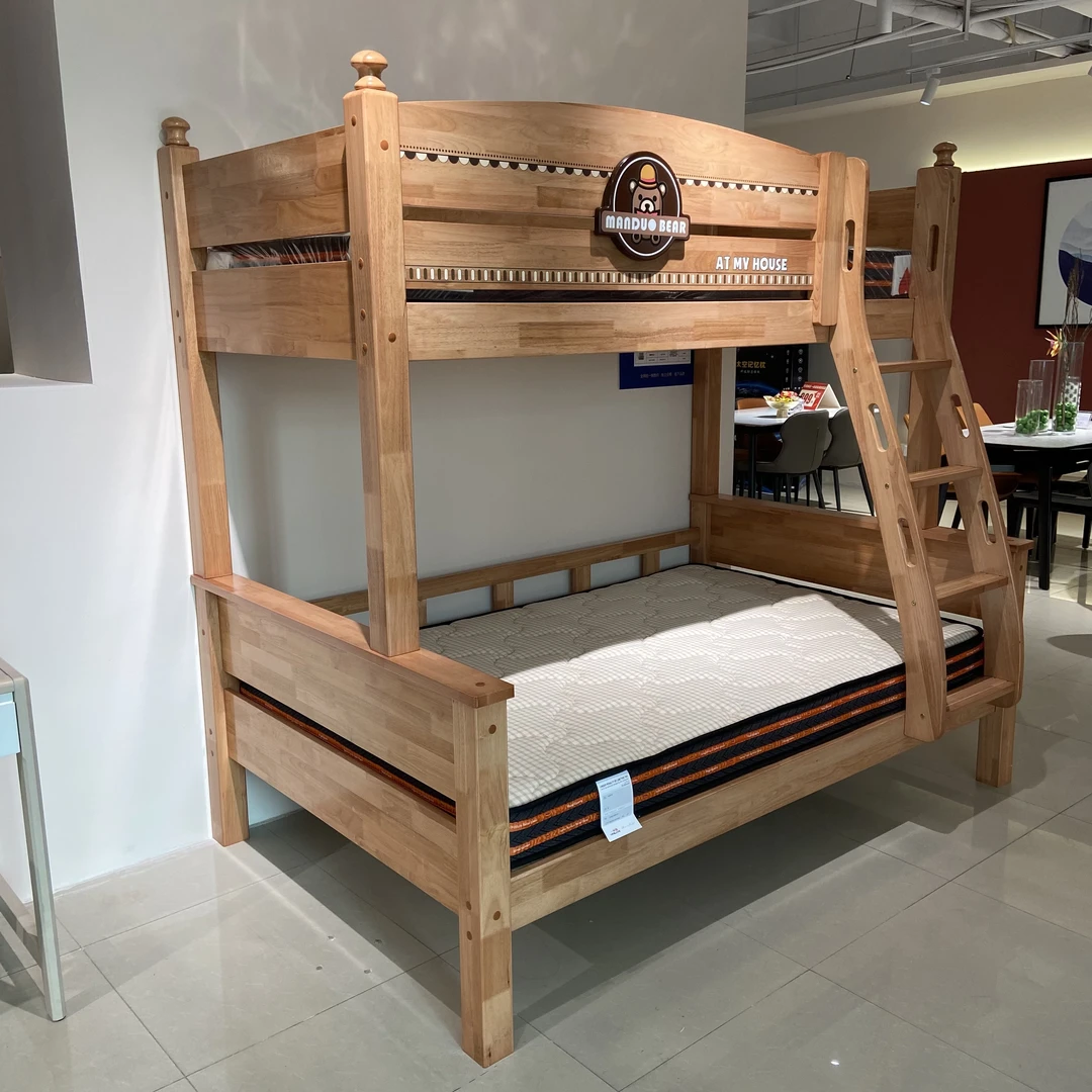 【老肉】实木上下双层儿童床子母床实木床