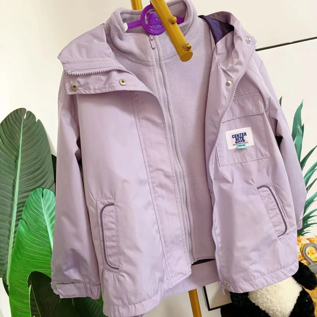 厂  儿童时尚两件套冲锋衣 货号208124105007赛4