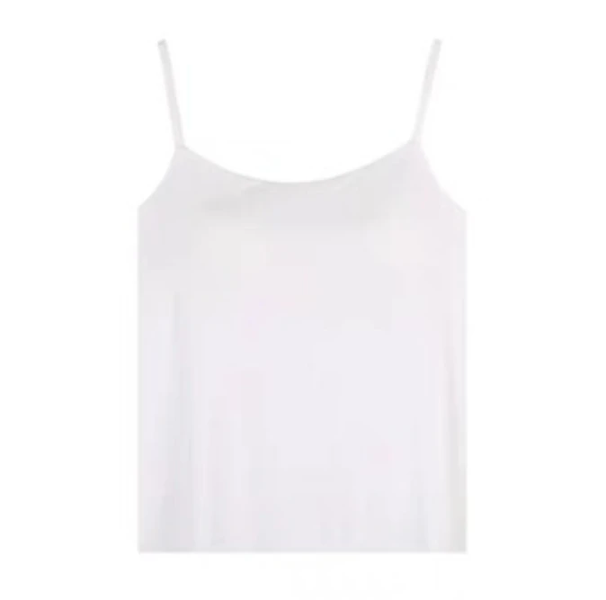 大庆仓  梧家WN510125米白修身显瘦打底内搭外穿上衣文胸