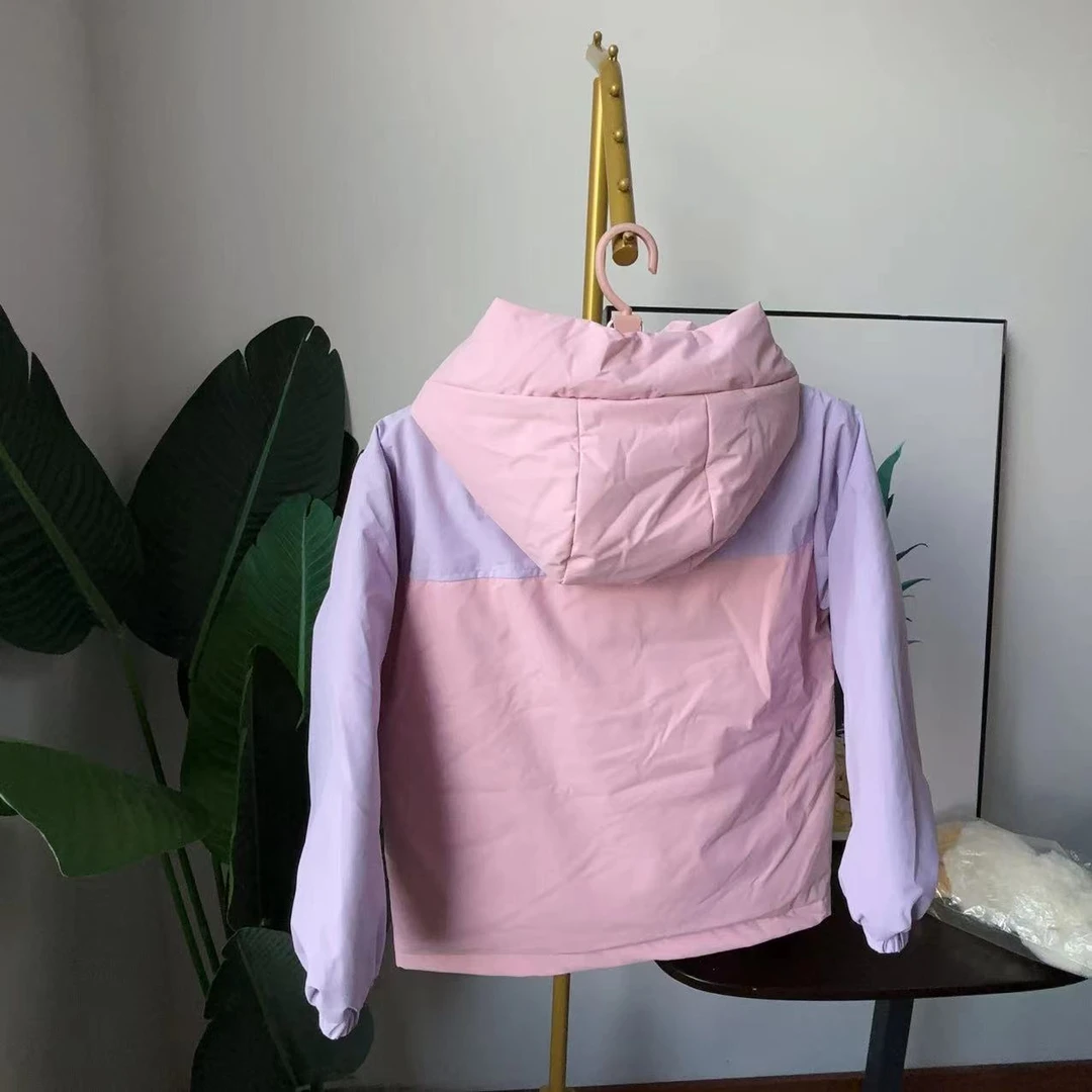 大庆仓儿童拼色连帽羽绒服 DB321YW56库位)赛4