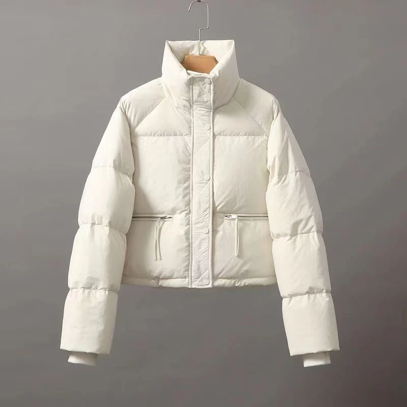 爆款小个子学生女面包服时尚百搭冬季短款百搭潮流立领加厚棉衣