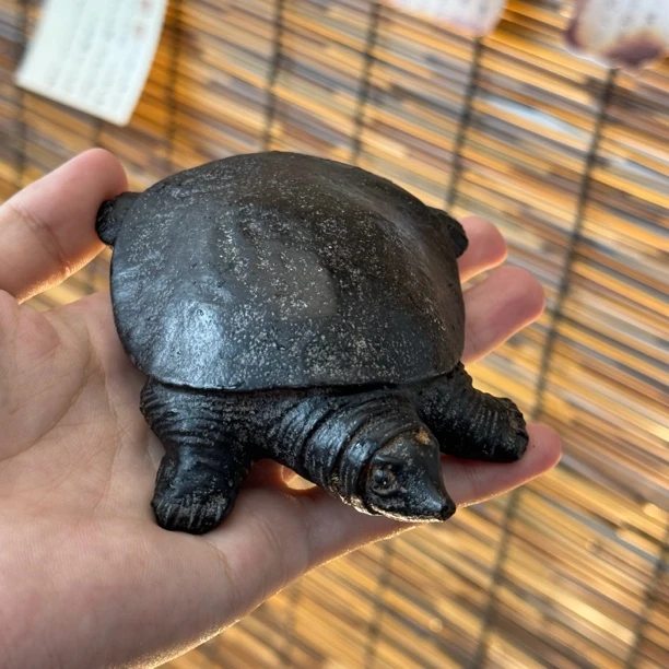 甲鱼茶宠摆件鱼缸造景家居饰品富甲天下茶桌摆件复古创意饰品