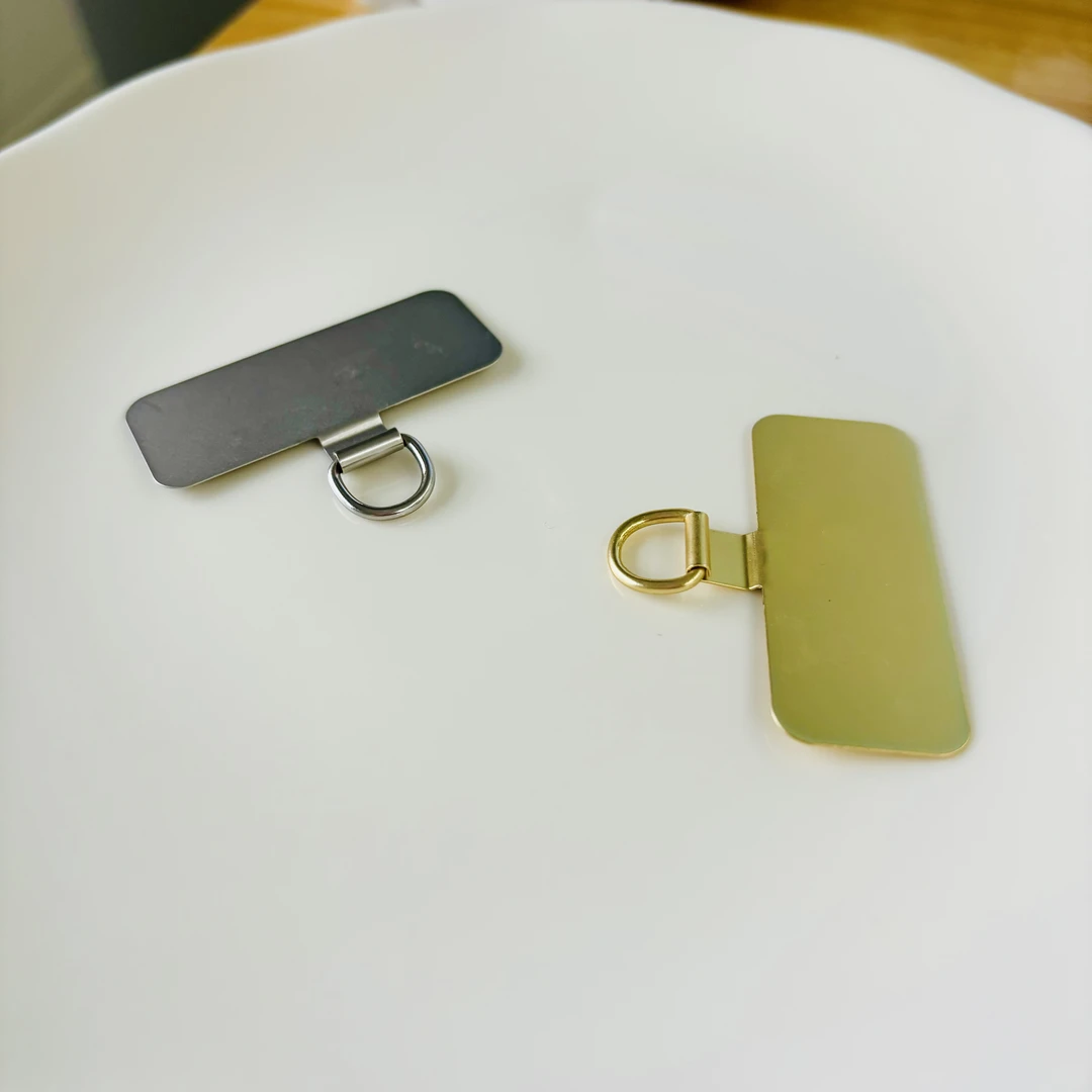材料包不锈钢手机夹片垫片折耳款配手机挂件耐用
