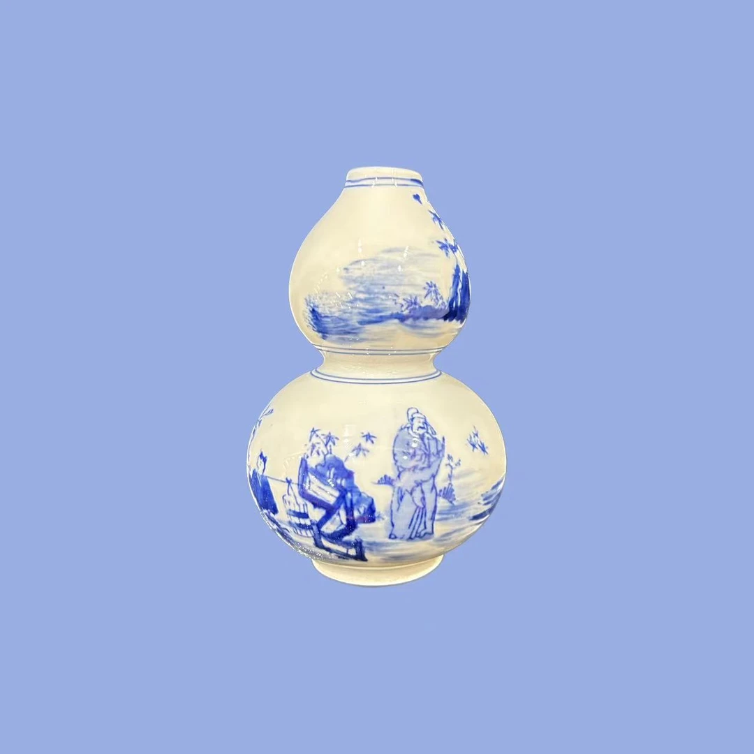 W21当代摆件当代青花葫芦尊