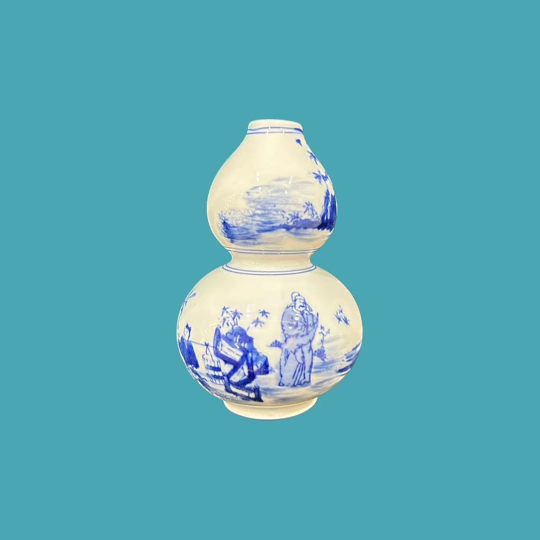 W24当代摆件当代青花葫芦尊