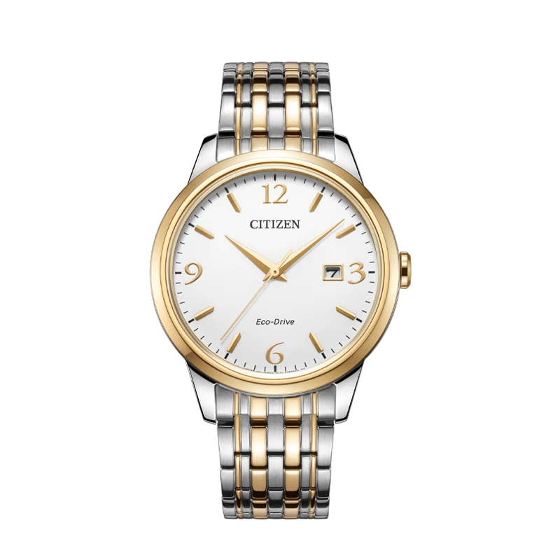 原装光动能不锈钢时尚情侣款男士手表BM7304-59A