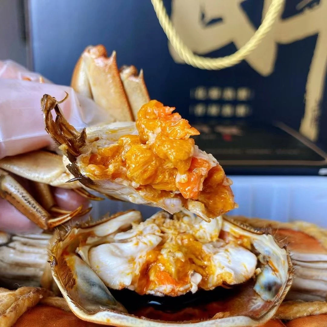 花雕熟醉蟹大闸蟹即食熟醉蟹香辣蟹礼盒大闸蟹花雕蟹