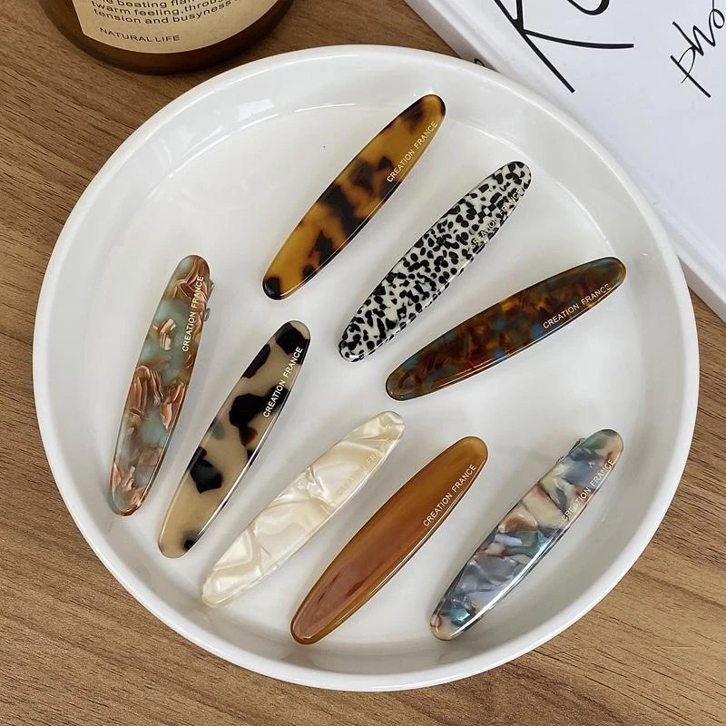 韩国ins发夹后脑勺一字夹子时尚高级感侧边刘海夹气质碎发卡头饰