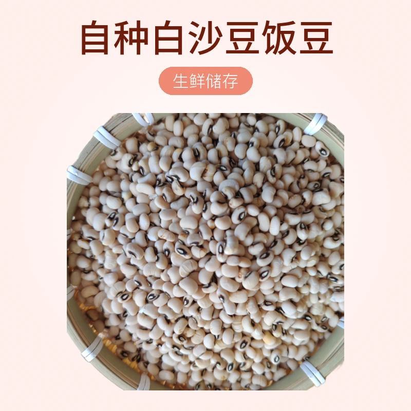农家原生态自种白沙豆饭豆