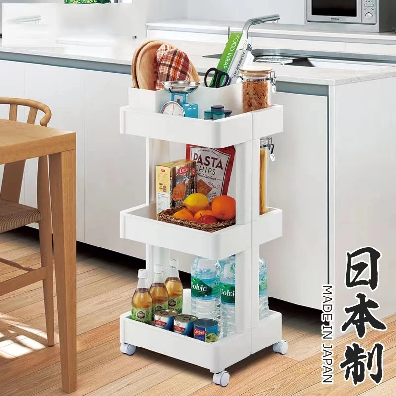 日本制  FUDOGIKEN  厨卫多段可移动收纳架