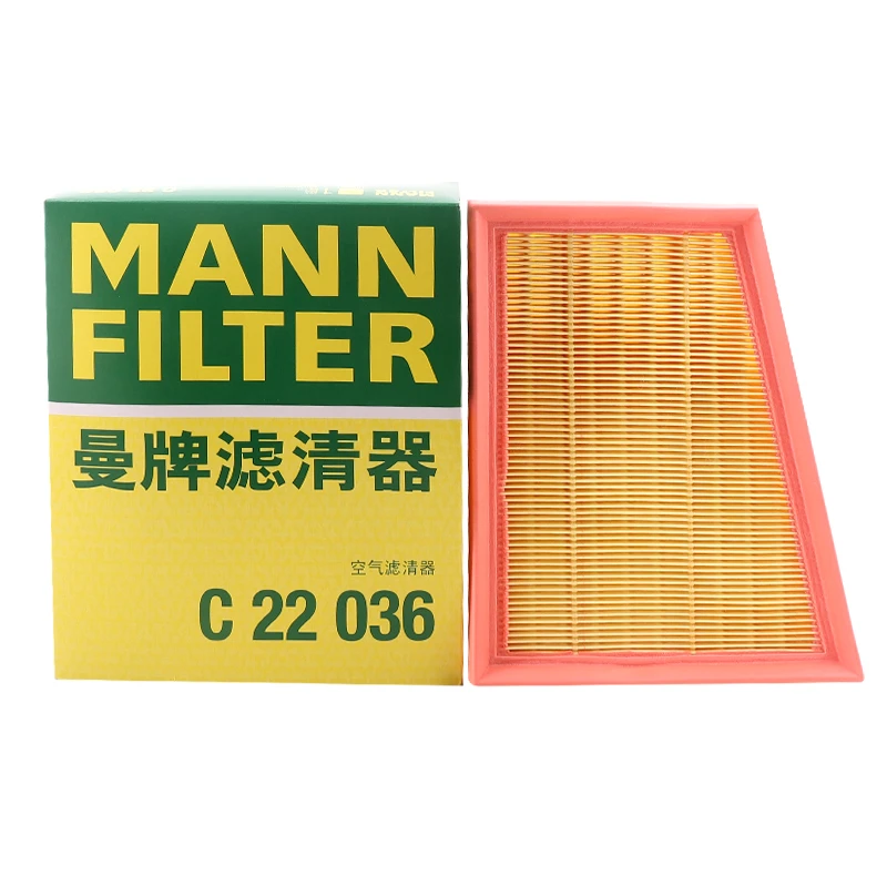 曼牌滤清器空气 C22036 适用过滤雪佛兰创界1.3 435T空滤原厂品质