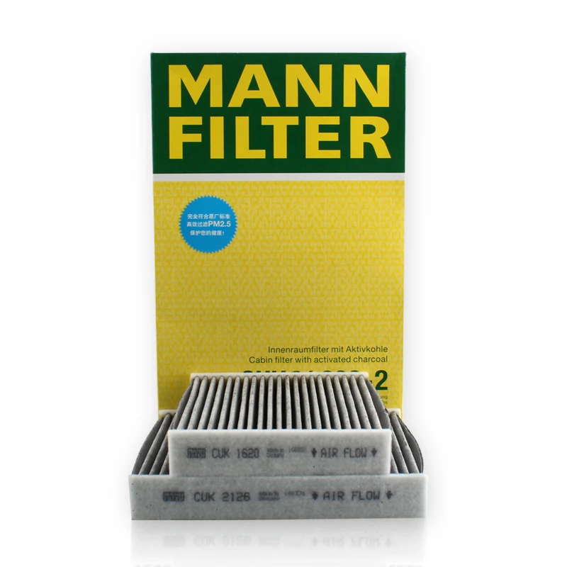 曼牌滤清器CUK21000-2  活性炭空调滤芯 进口标致207 雪铁龙 DS3