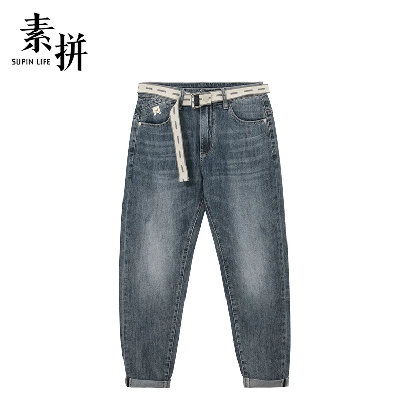 素拼牛仔裤SPBZK329020AM