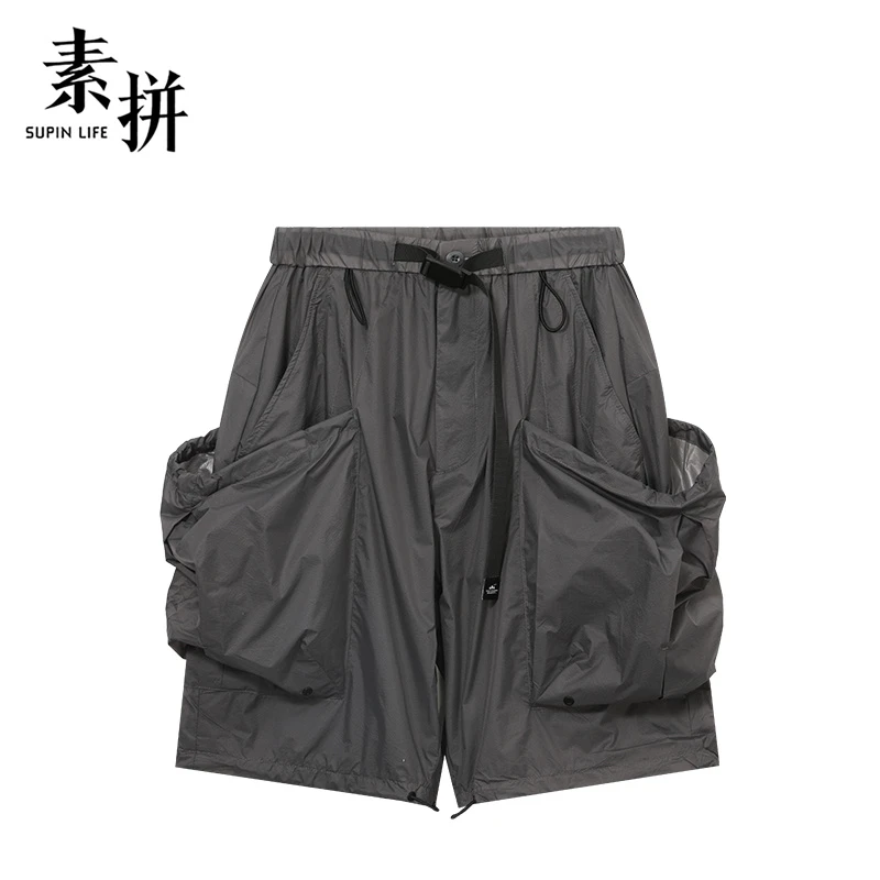 素拼短裤SPBDK323269BM