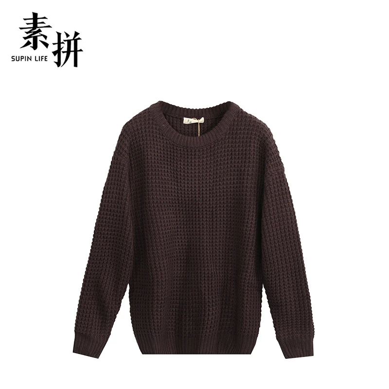 素拼针织衫SPAZZ257642AM