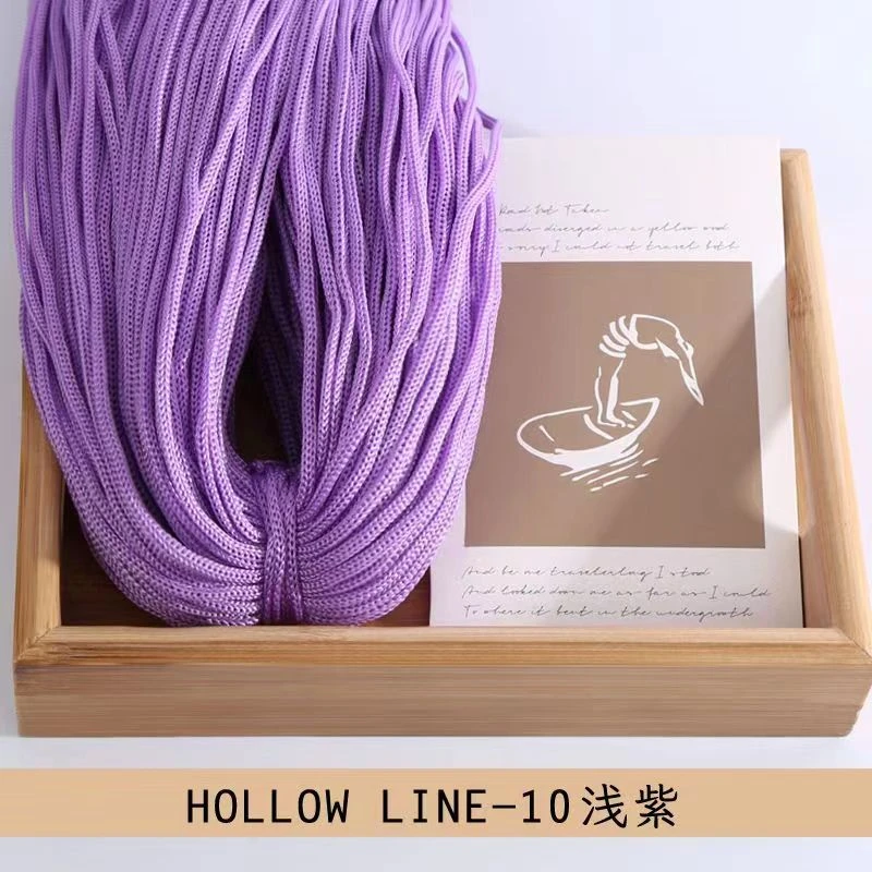 春秋轻体粗冰丝手工编织包包线