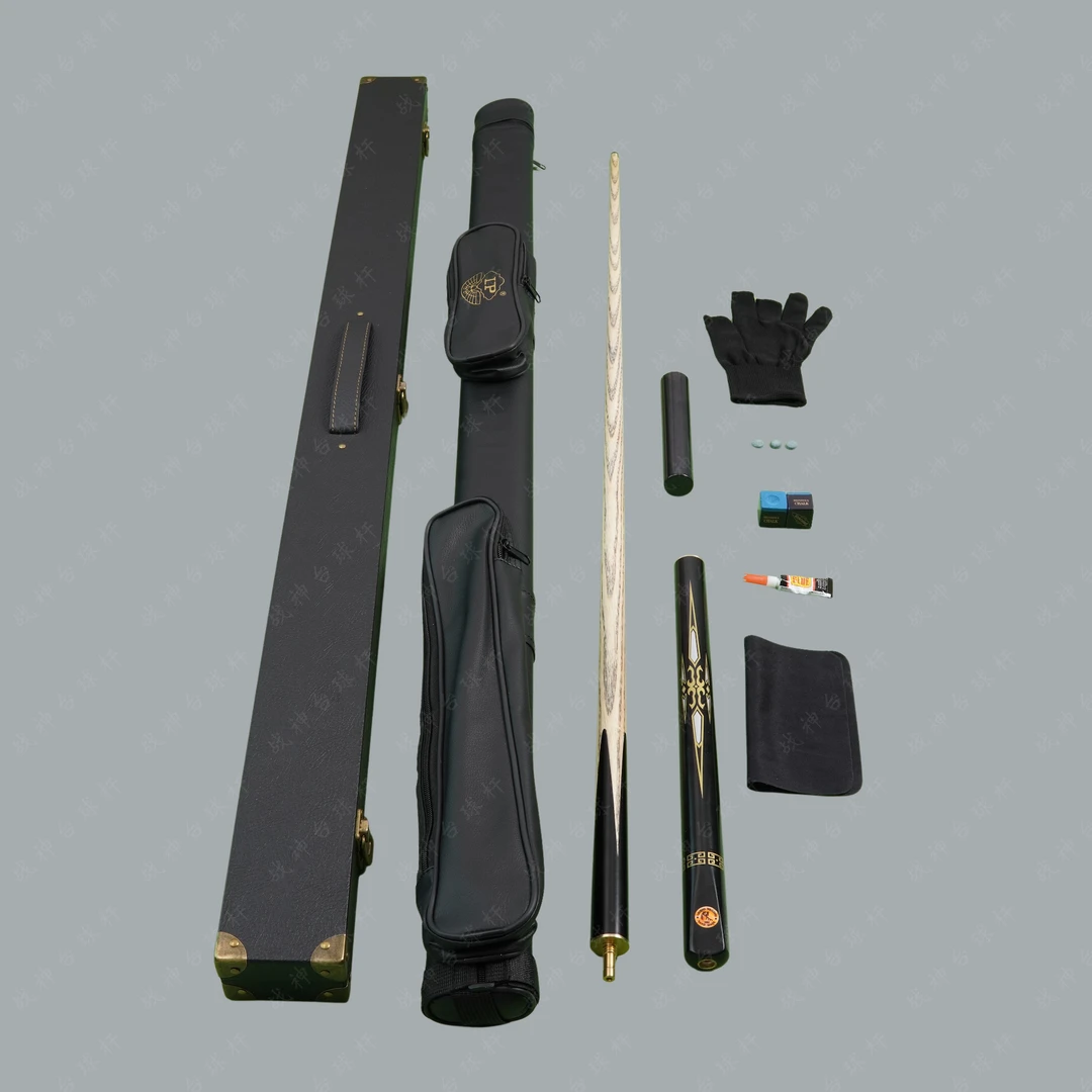 金翼圣剑白蜡木小头台球杆斯诺克进口黑八九球中头波茨手工台球杆