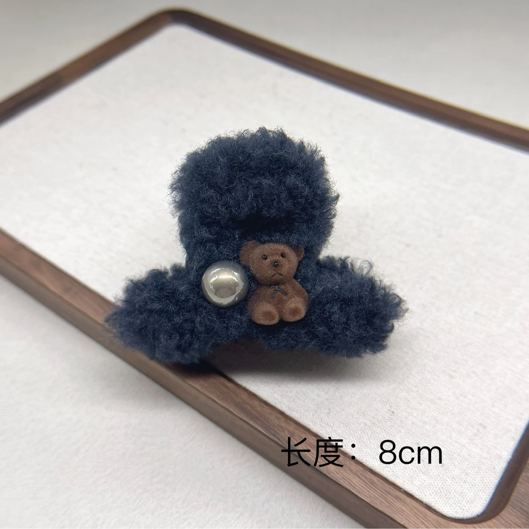 BAOSHATI/宝莎缇F-237韩版毛绒绒抓夹