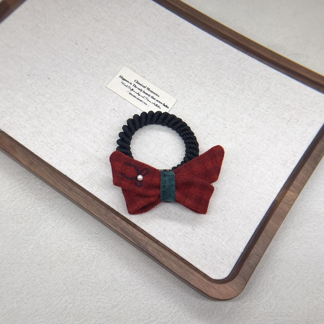 BAOSHATI/宝莎缇F-304韩版蝴蝶结皮筋