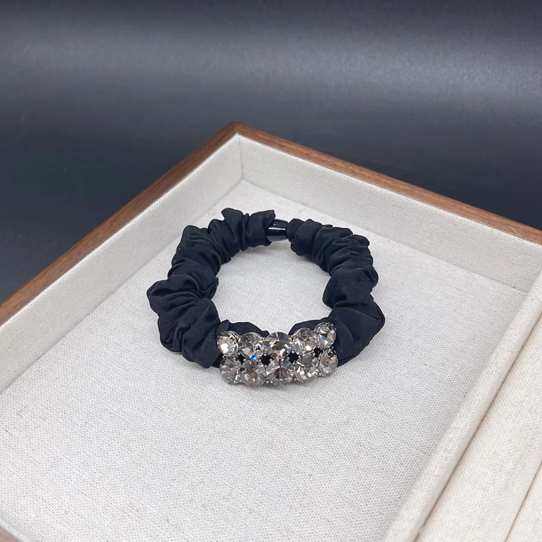 BAOSHATI/宝莎缇F-360韩版轻奢精致闪钻晶晶弹力发圈