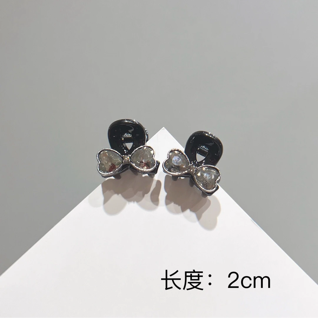BAOSHATI/宝莎缇F-772蝴蝶结迷你小抓夹刘海小夹子一对