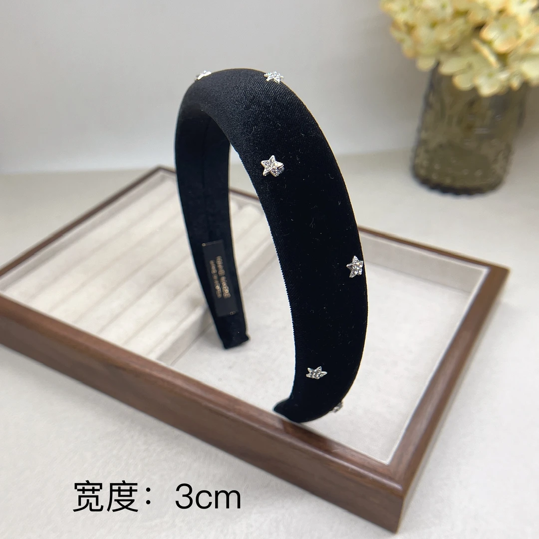 BAOSHATI/宝莎缇F-733韩版满天星丝绒发箍