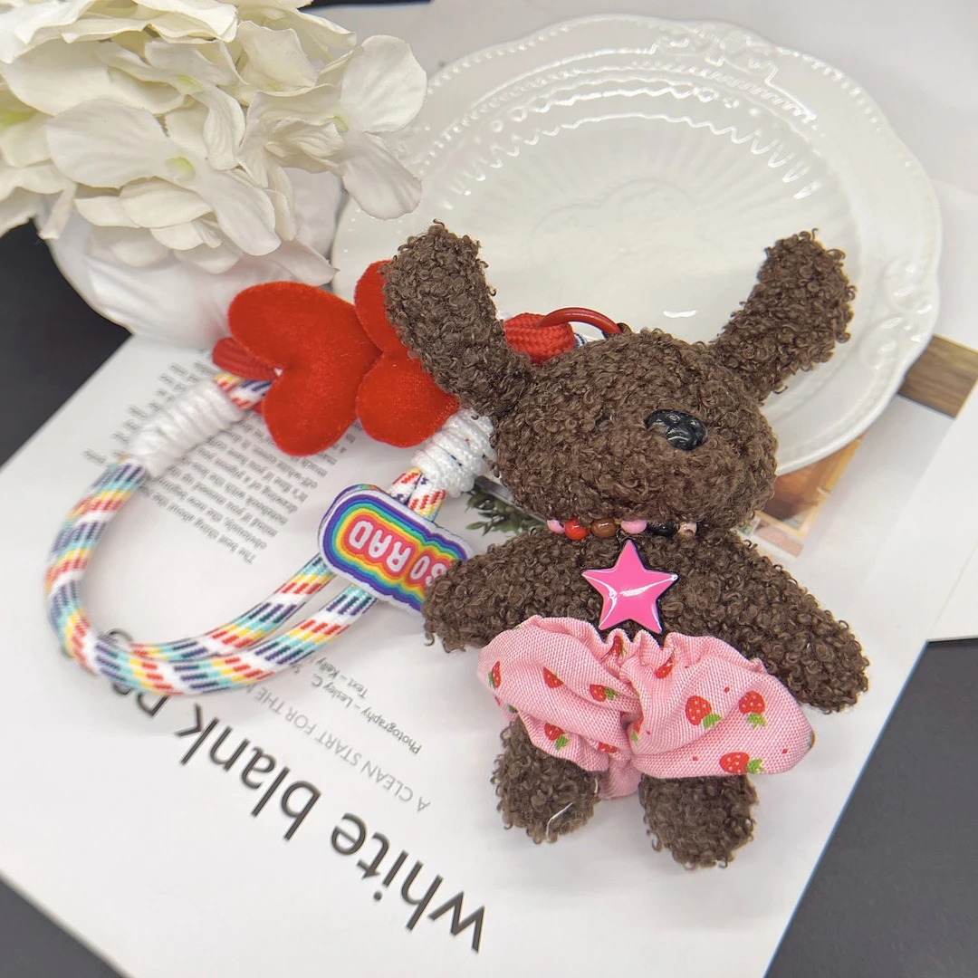 BAOSHATI/宝莎缇 非金属布艺吊坠 F-650韩版时尚手工小熊挂件